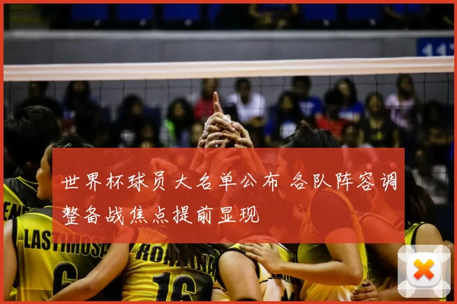 世界杯球员大名单公布 各队阵容调整备战焦点提前显现